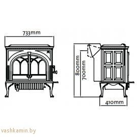 Печь камин Jotul F 600 BP
