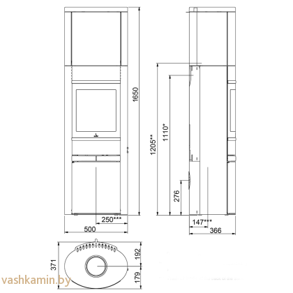 Scan 68-13 HT BP печь-камин