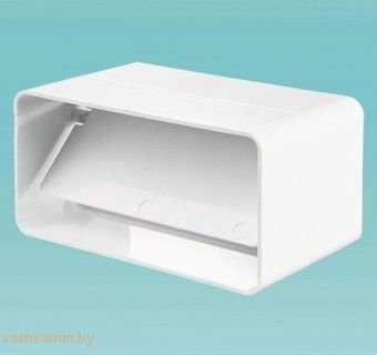 Соединитель с клапаном для плоских каналов ПВХ