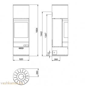 Scan 85-5 печь-камин