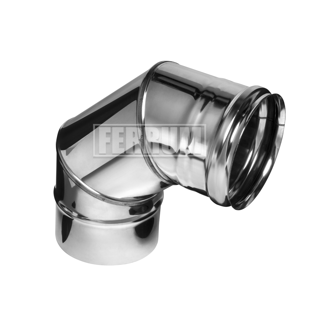 Колено угол 90° Ferrum HF (AISI 430 0,8 мм)