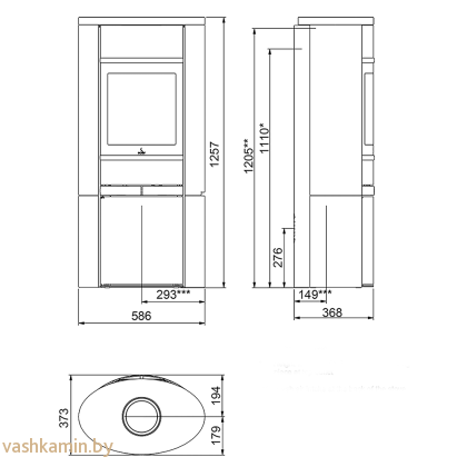 Scan 68-15 BP печь-камин
