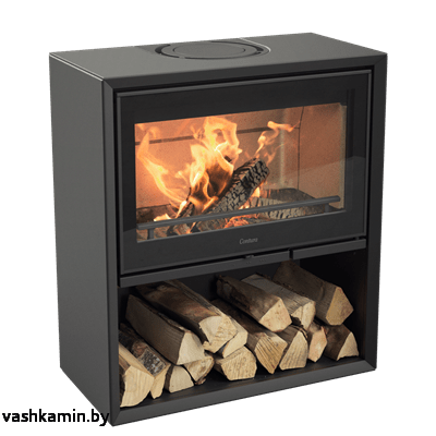 Contura 310G черная стеклянная дверь