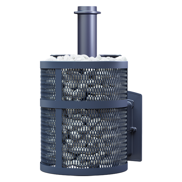 Чугунная печь для бани Искандер ЗК 25 (П2) Pro Ураган