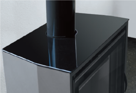 Печь-камин CARBEL  ARES CRISTAL-2