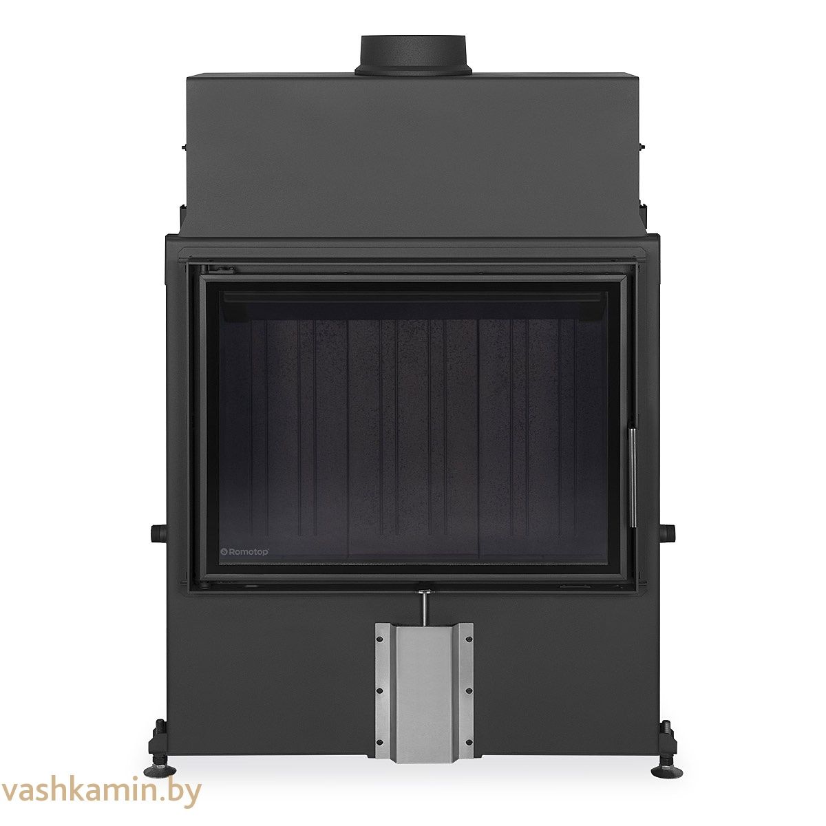 IMPRESSION 2G 80.60.01- каминная топка с черным шамотом и двойным остеклением