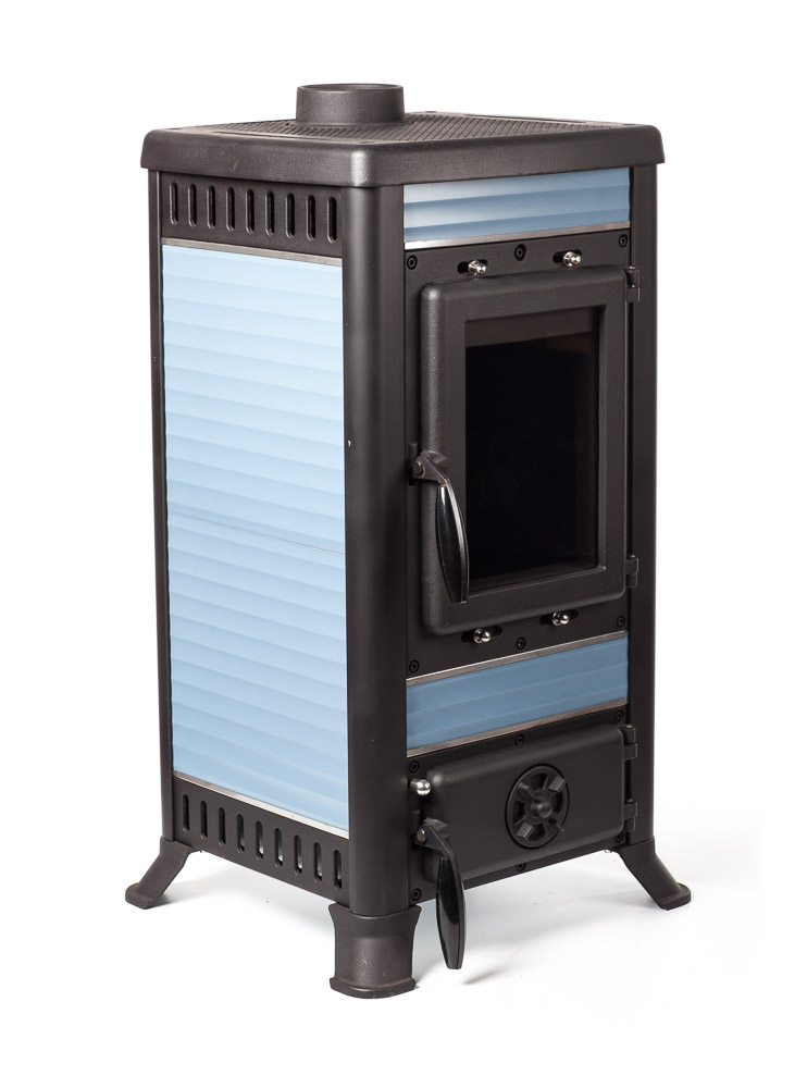 Печь-камин Klemens Голубой Fireway