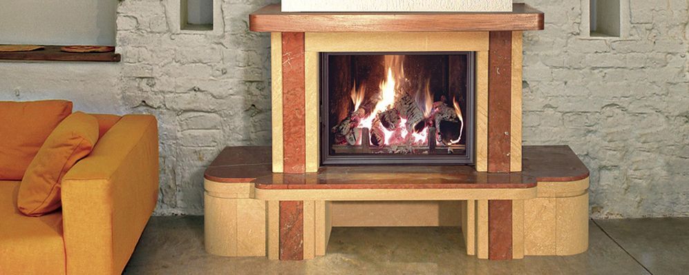 Камин с закрытой топкой