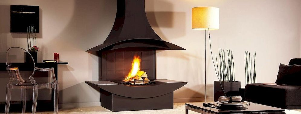 Камин с открытой топкой