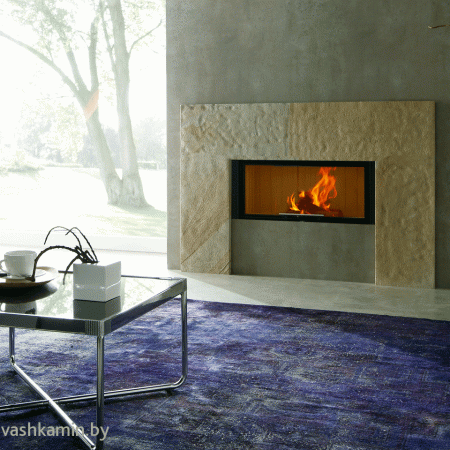 Spartherm Linear 4S Varia ASh темный шамот каминная топка