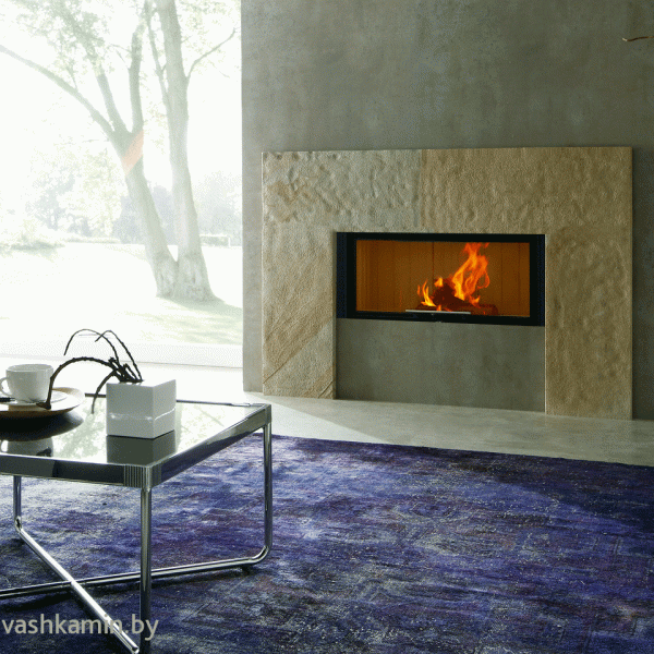 Spartherm Linear 4S Varia ASh темный шамот каминная топка