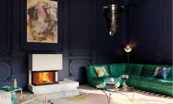 Austroflamm 75x35x45 S3 2.0 Трёхсторонняя каминная топка