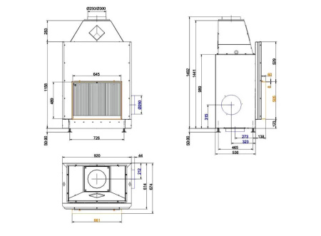 Urfeuer 50/66 Brunner каминная топка 