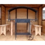 Мангал передвижной ComfortProm Асгард с крышей