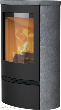 Печь-камин Lotus Jubilee 35 S стеатит без нижней дверцы