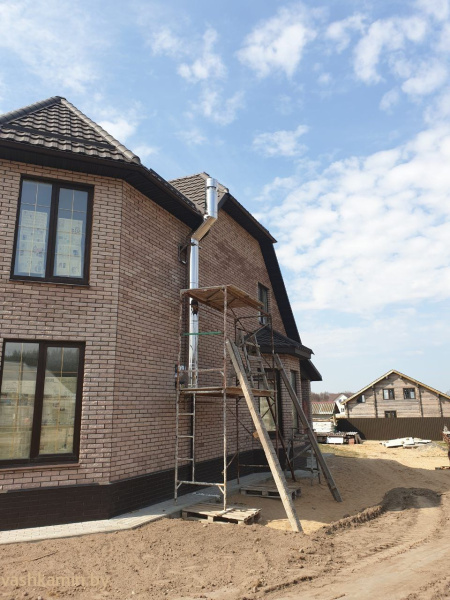 Пристеновой дымоход