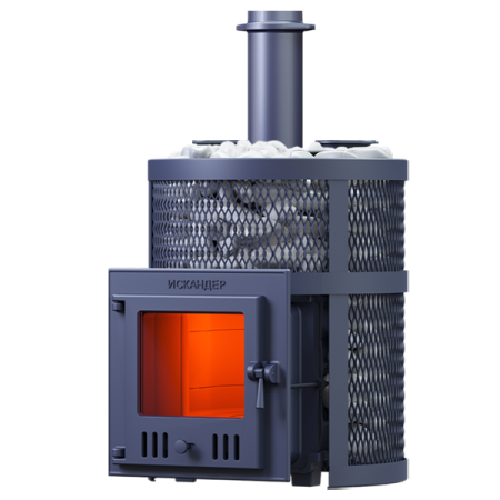 Чугунная печь для бани Искандер ЗК 18 (M) Pro Ураган Технолит