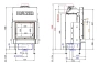 BKH flat 42-50 ST Brunner каминная топка Green