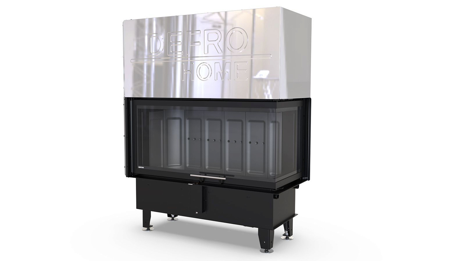 DEFRO HOME INTRA LA BP/BL G  угловая каминная топка