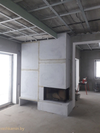 Угловая топка со стеклом Romotop HEAT R/L 3G L 81.51.40.01