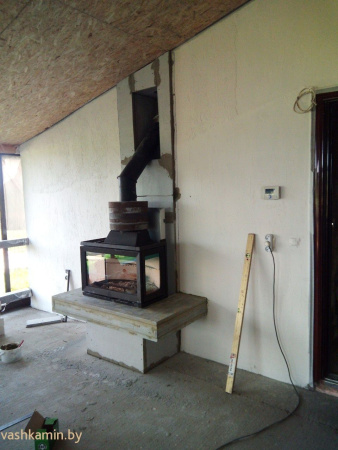 Jotul I620 FLR+управление горением ERS01+ теплонакопительная масса HSS