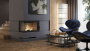 DEFRO HOME IMPULS ME BL/BP угловая каминная топка