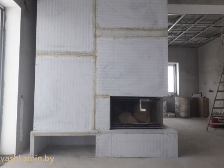 Угловая топка со стеклом Romotop HEAT R/L 3G L 81.51.40.01