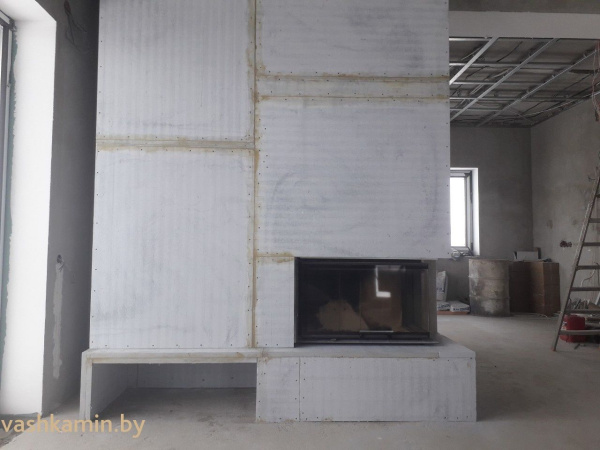 Угловая топка со стеклом Romotop HEAT R/L 3G L 81.51.40.01