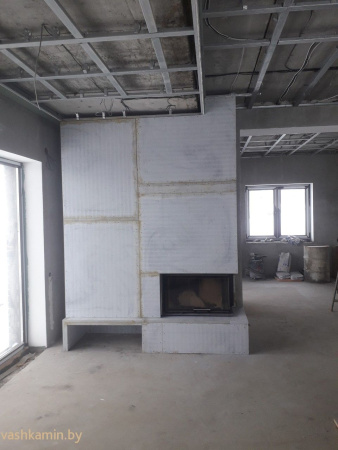 Угловая топка со стеклом Romotop HEAT R/L 3G L 81.51.40.01