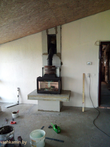 Jotul I620 FLR+управление горением ERS01+ теплонакопительная масса HSS