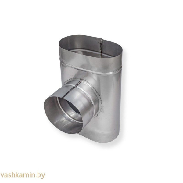 Тройник-овал 90° 304 сталь