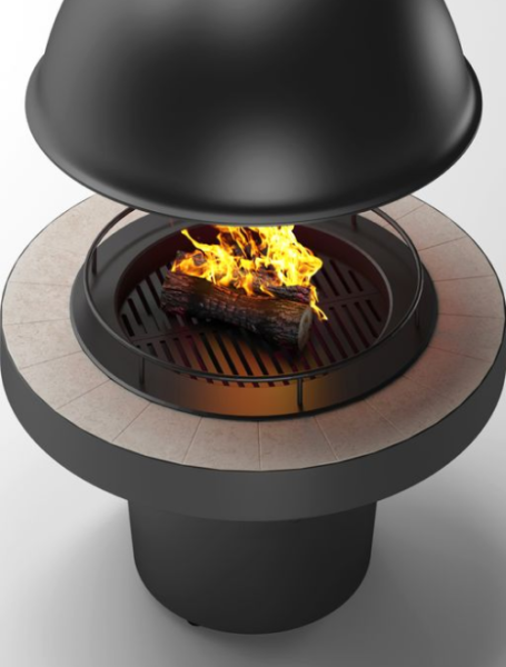 Островной камин SPHERE