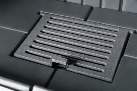 Топка ВЕГА 1000 черный шамот футеровка под кирпич