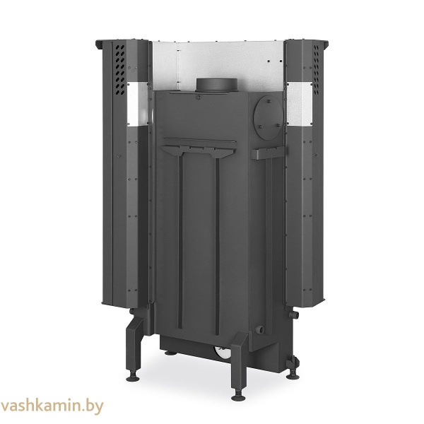 IMPRESSION R/L 2G L 71.60.34.21-угловая каминная топка с черным шамотом