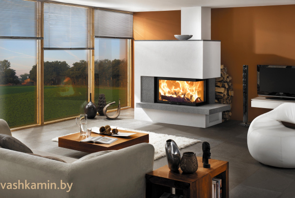 Austroflamm 89x49x57 S 2.0-R Угловая каминная топка