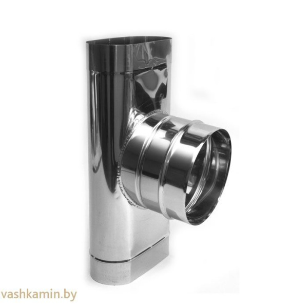 Тройник-овал 90° 430 сталь