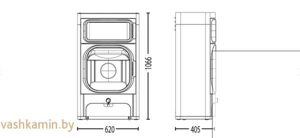 Печь камин Austroflamm Heidi Back