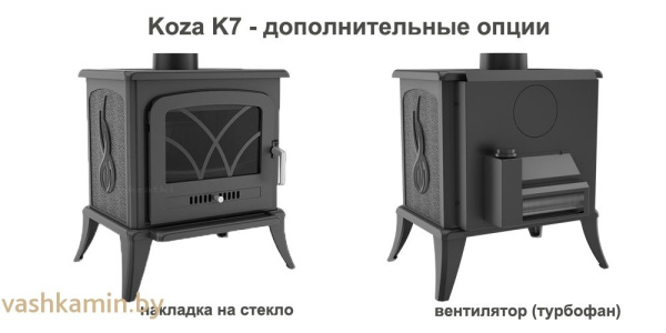 Печь камин Kratki KOZA K7 TF