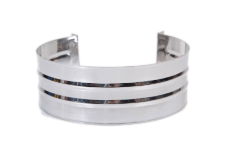 Хомут соединительный Н=80 мм Нерж AISI430 0.5 мм Вермилоджик