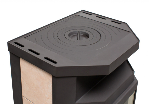 Печь-камин “Ока с плитой”АОТ-6,0