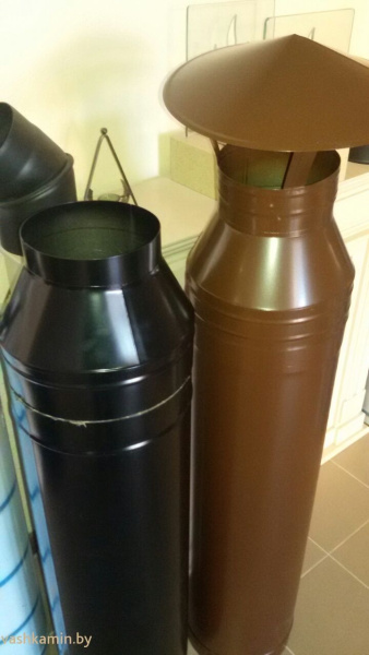 Сэндвич-труба для дымохода L=500 мм 430 сталь