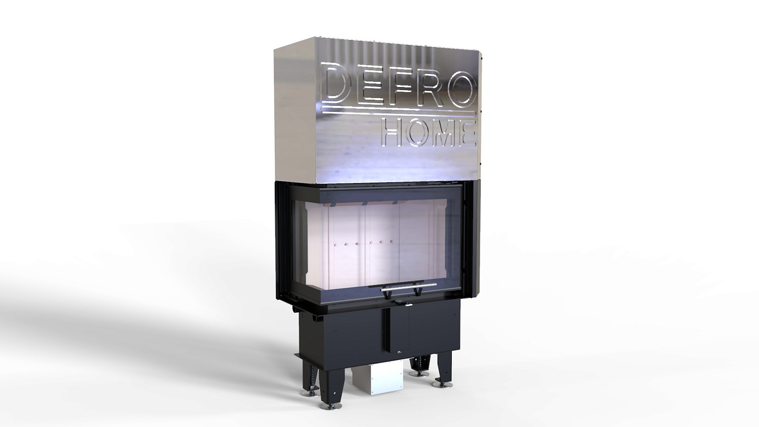 DEFRO HOME INTRA SM BL/BP SLIM G угловая каминная топка