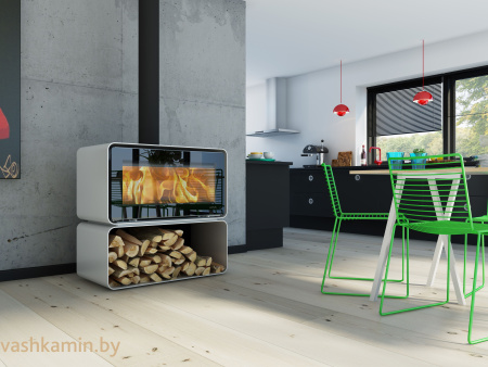 Lotus Living Cube Печь-камин