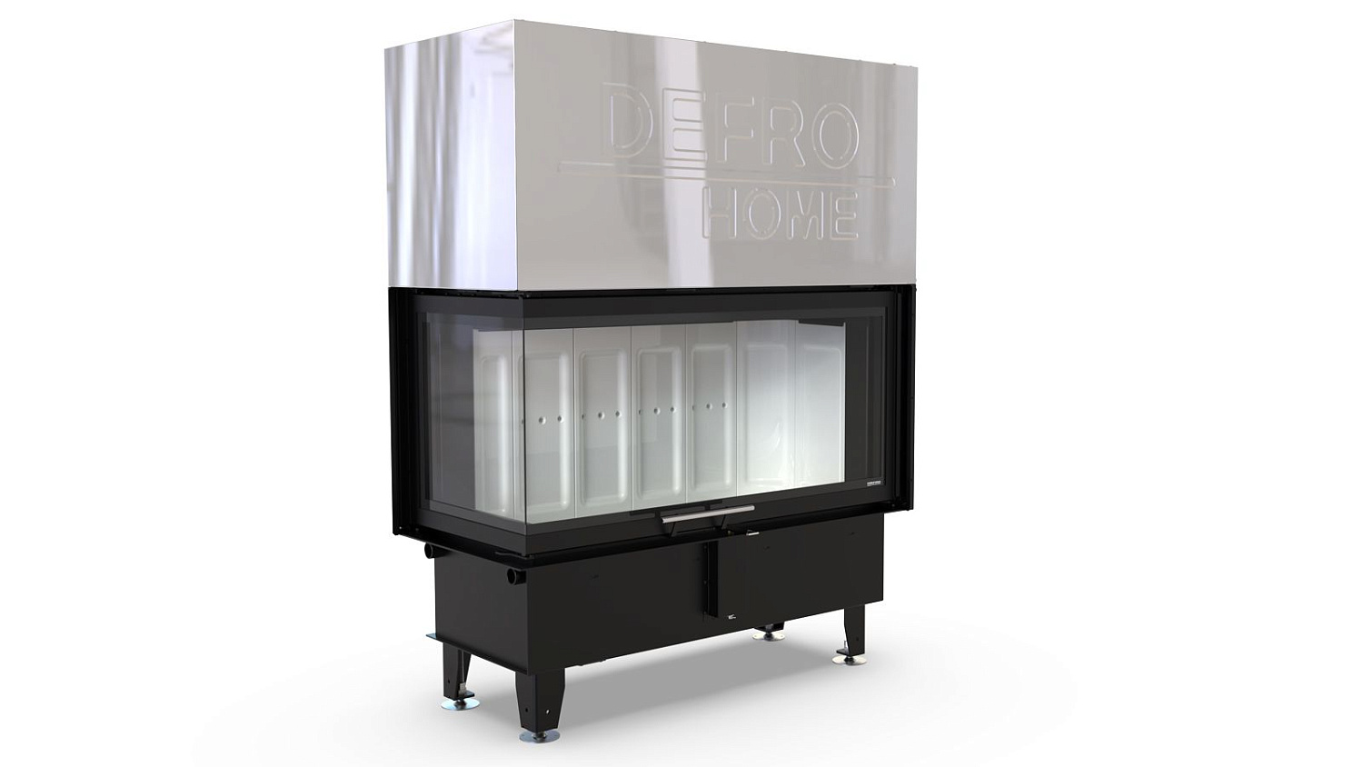 DEFRO HOME INTRA LA BP/BL G  угловая каминная топка