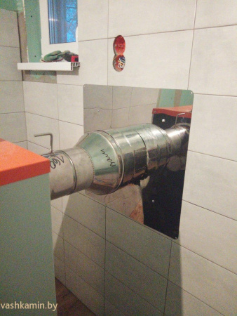 Пристеновой дымоход для котла