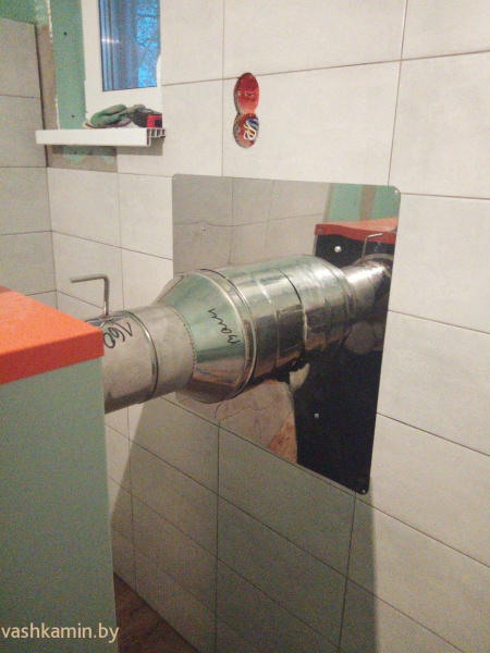 Пристеновой дымоход для котла