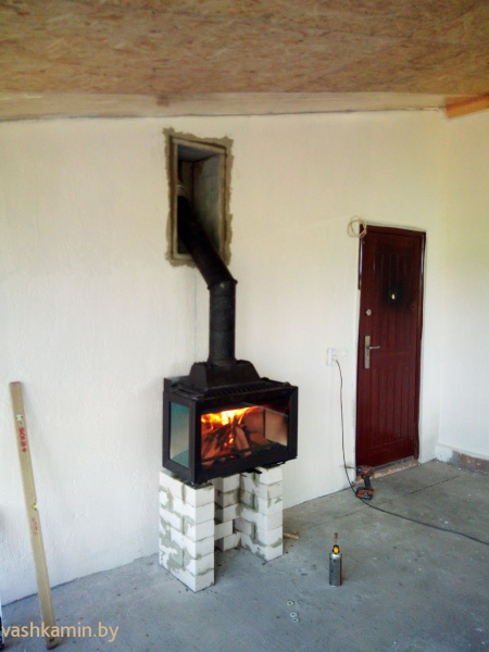 Jotul I620 FLR+управление горением ERS01+ теплонакопительная масса HSS