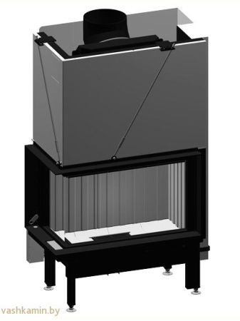 Spartherm Premium V-2L80h светлый шамот каминная топка