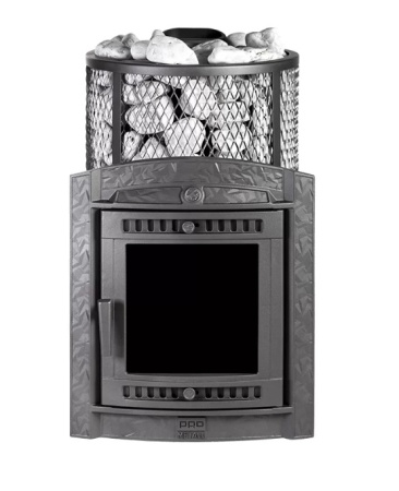 Банная печь ProMetall Атмосфера L с сеткой из нержавеющей стали