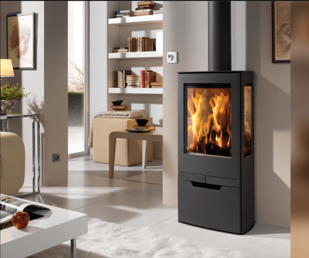 PANADERO ZINC Печь-камин 3 стекла